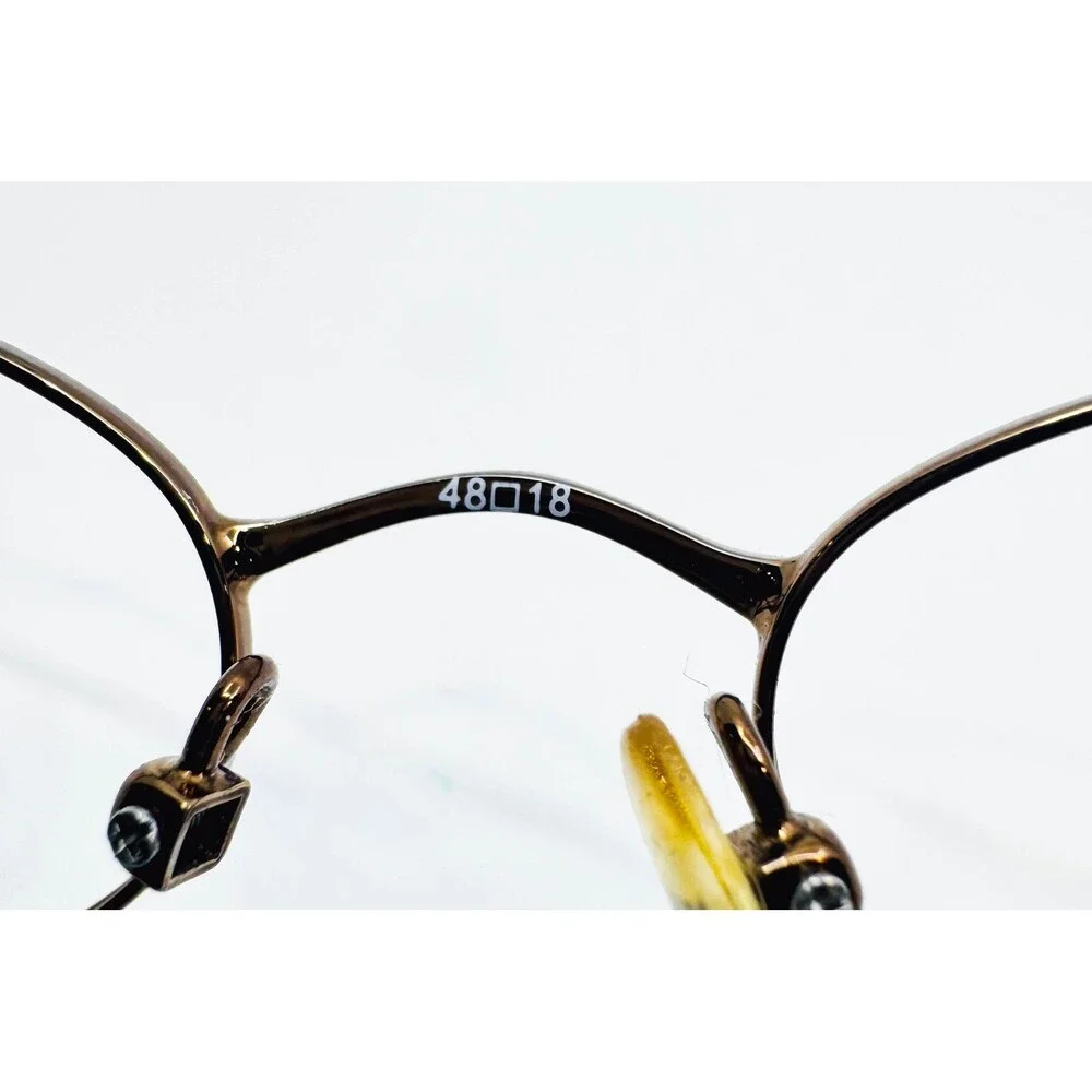 Richard Taylor Eyeglass Frames Womens Brown Connie Full Rim Oval 48-18-135